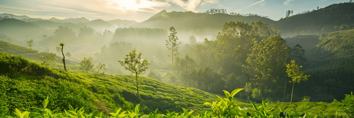 Green landscape animation