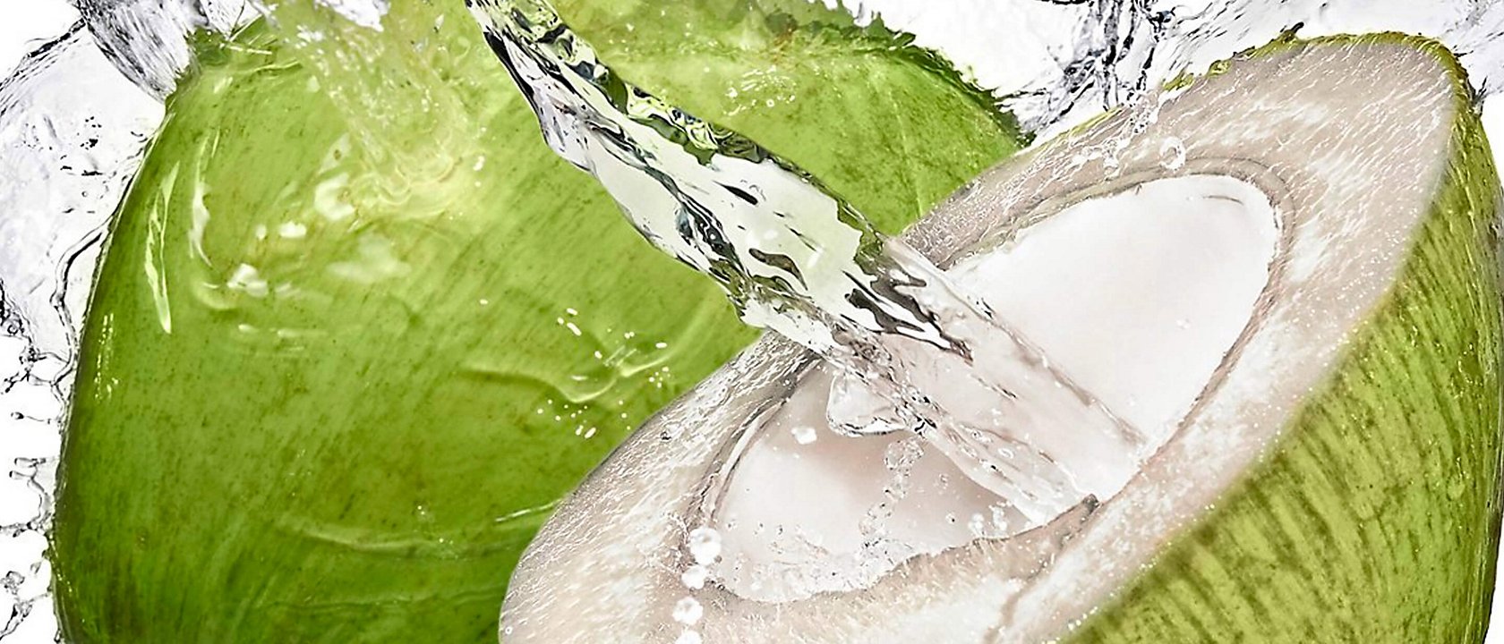 coconut water splash